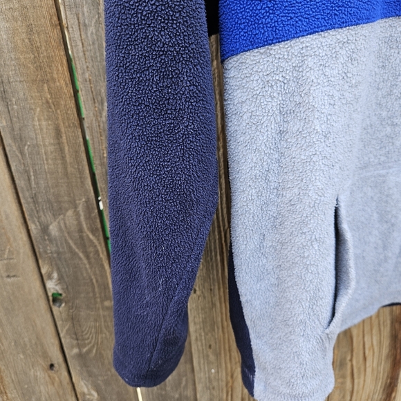 Place Kids Blue and Gray Quarter-Zip Sweater Size 7/8 - Picture 7 of 15